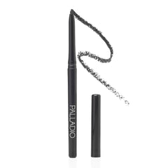 Palladio front packaging showing retractable eyeliner and color payoff benefit