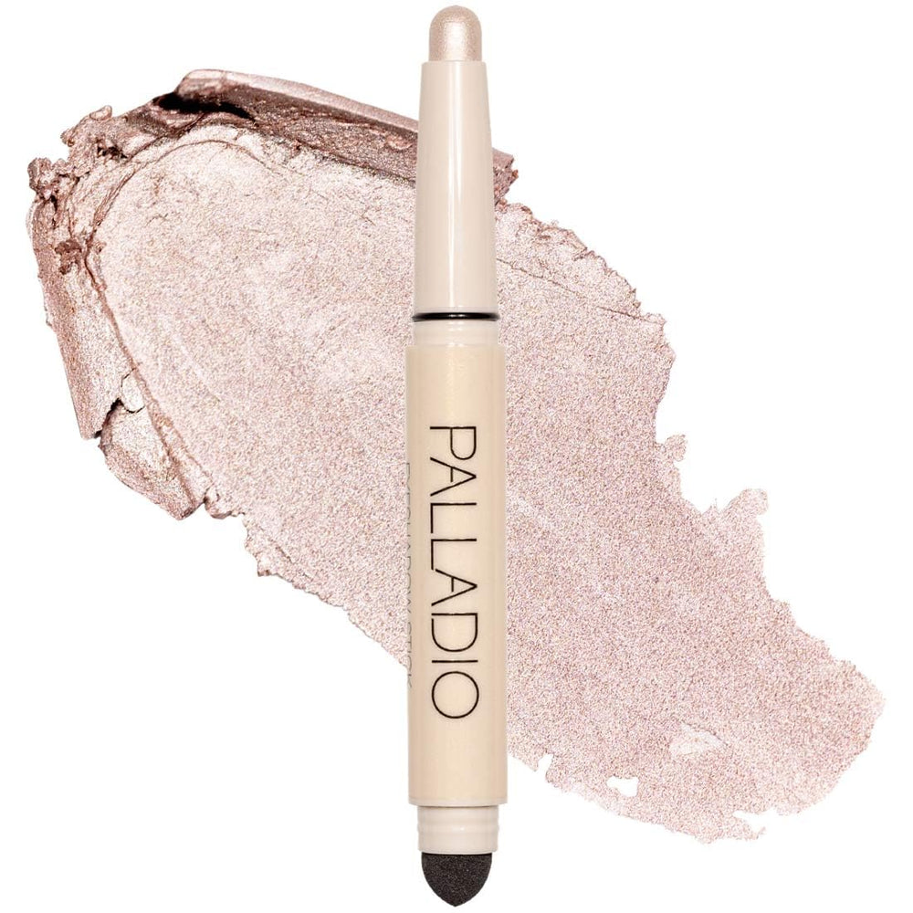 Palladio front stick showing Pearl shimmer and travel-friendly design