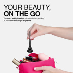 Palladio in evening makeup setting on model showing dramatic eye definition for night looks
