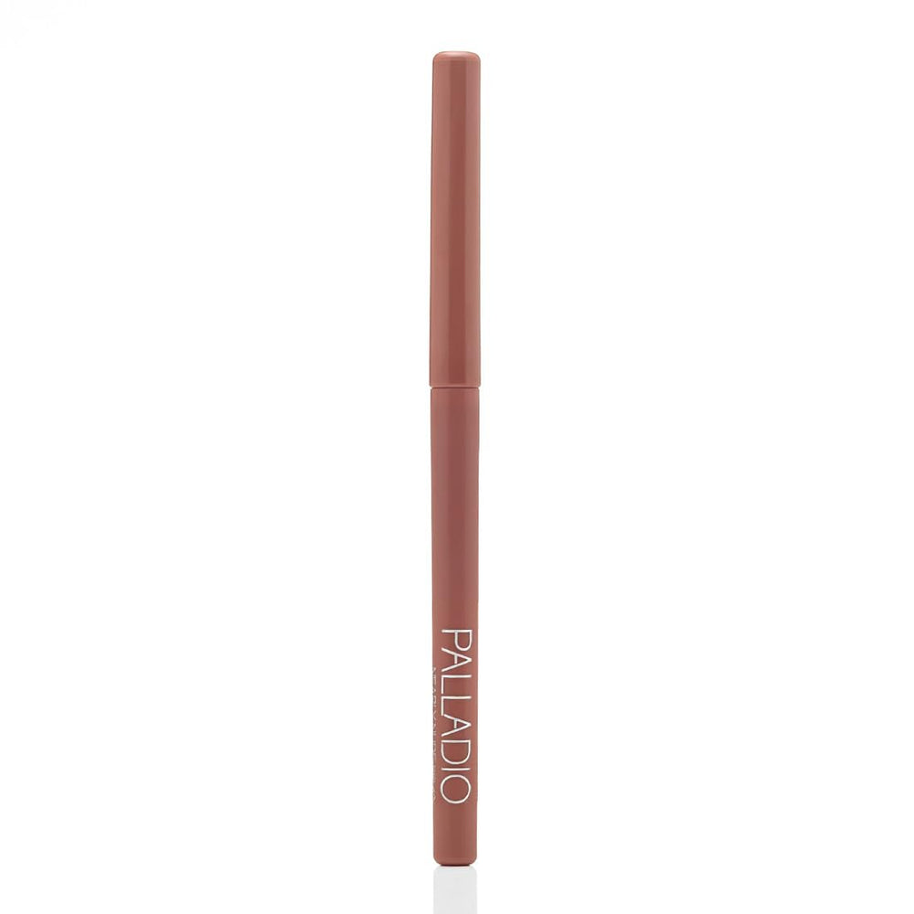 Palladio inside a makeup bag lifestyle shot showing daily carry ease and quick touch-up benefit