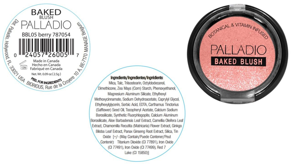 Palladio in a makeup bag lifestyle shot suggesting everyday versatility