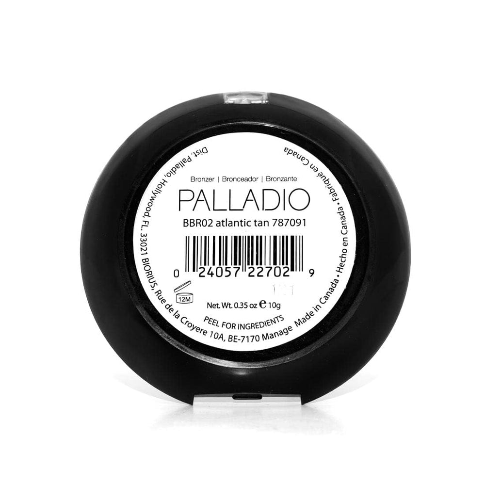 Palladio lifestyle summer makeup bag staged to show everyday wearable bronze