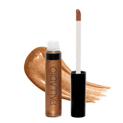 Palladio front packaging showing shade and glossy finish benefit