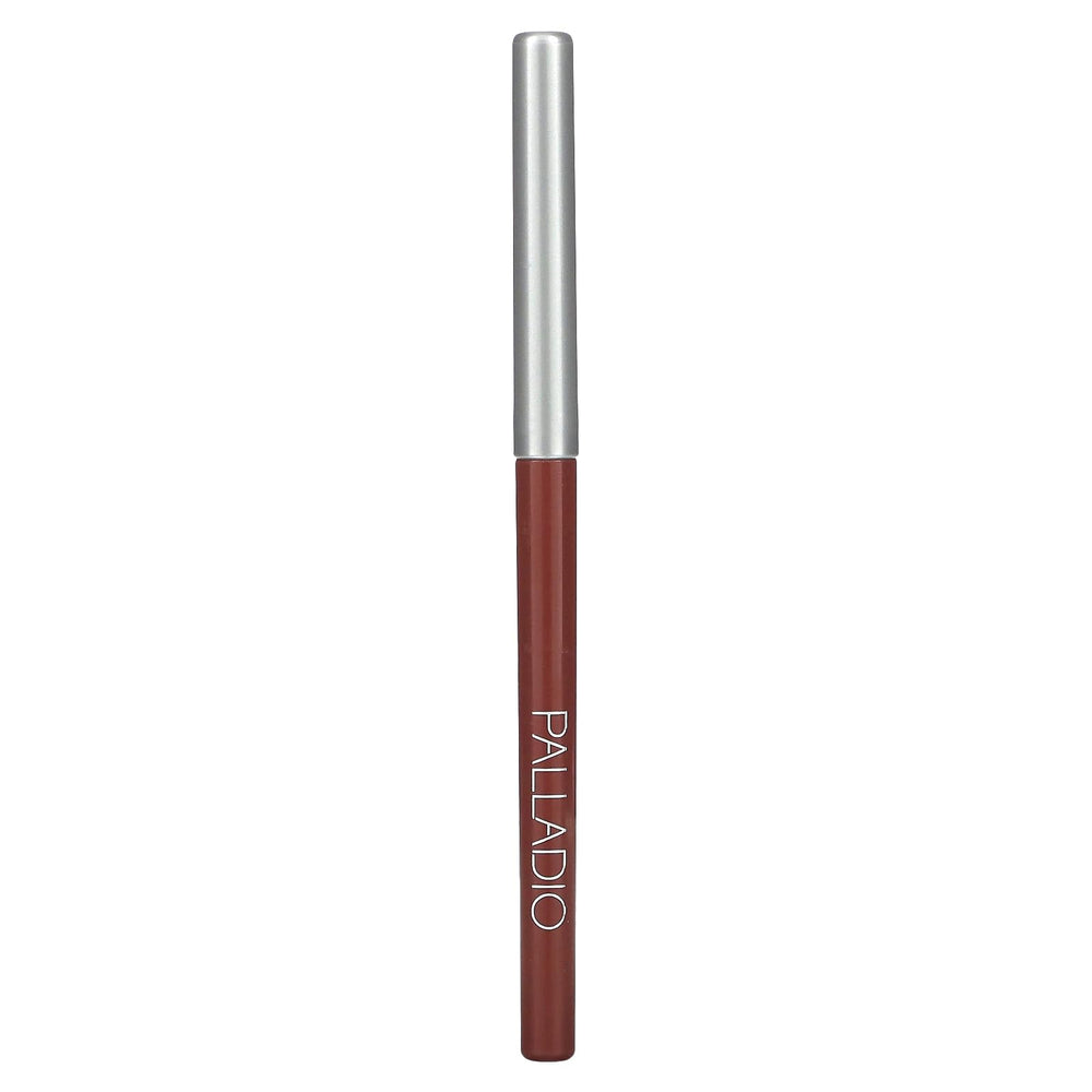 Palladio lip liner texture stroke on skin demonstrating high pigment payoff