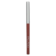 Palladio lip liner texture stroke on skin demonstrating high pigment payoff