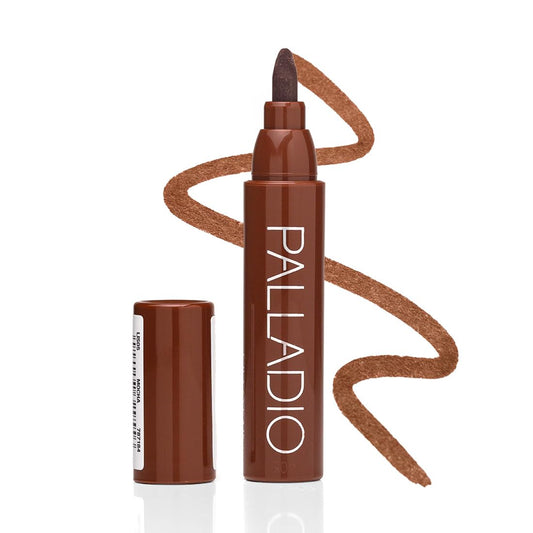 Palladio front packaging showing Mocha Cream shade and benefit of longwear