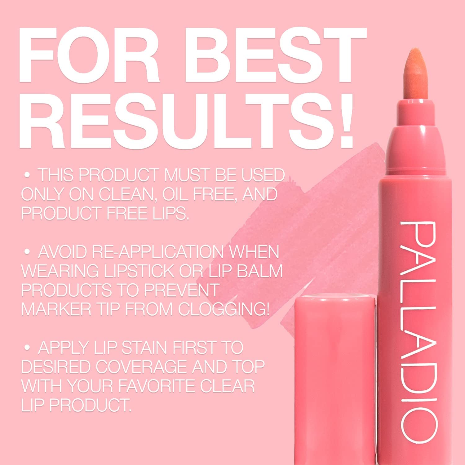 Palladio label closeup showing Pro‑Vitamin B5 and clean ingredients