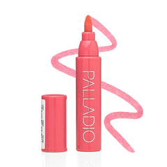 Palladio front packaging showing Pinky shade and product benefit