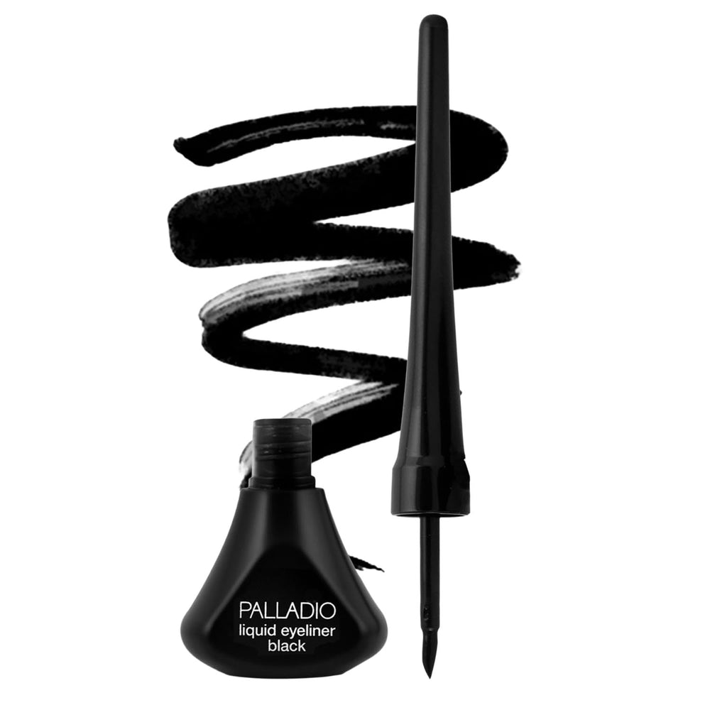 Palladio front packaging showing sleek black eyeliner and brand details for clear identification and appeal