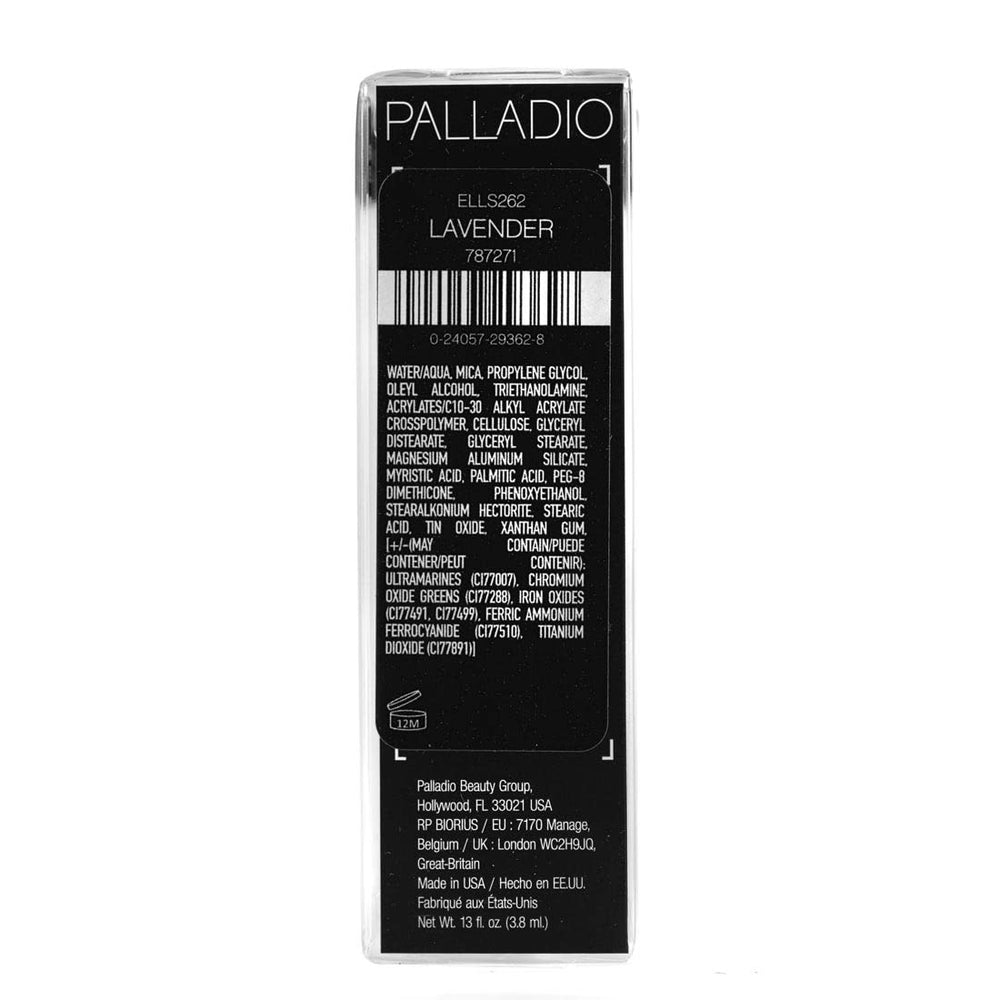 Palladio eyeliner in hand scale to show size and travel-friendly design