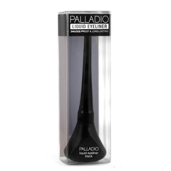 Palladio single pigment stroke of black ink showing intense color payoff and smooth application