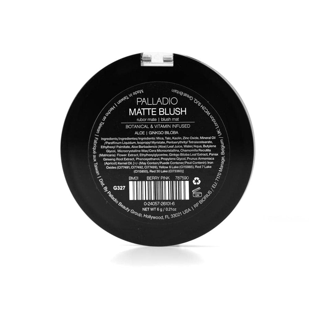 Palladio lifestyle portrait wearing berry pink blush for soft lifted cheeks