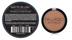 Palladio compact inside a handbag staged for travel showing convenient touch-up benefit