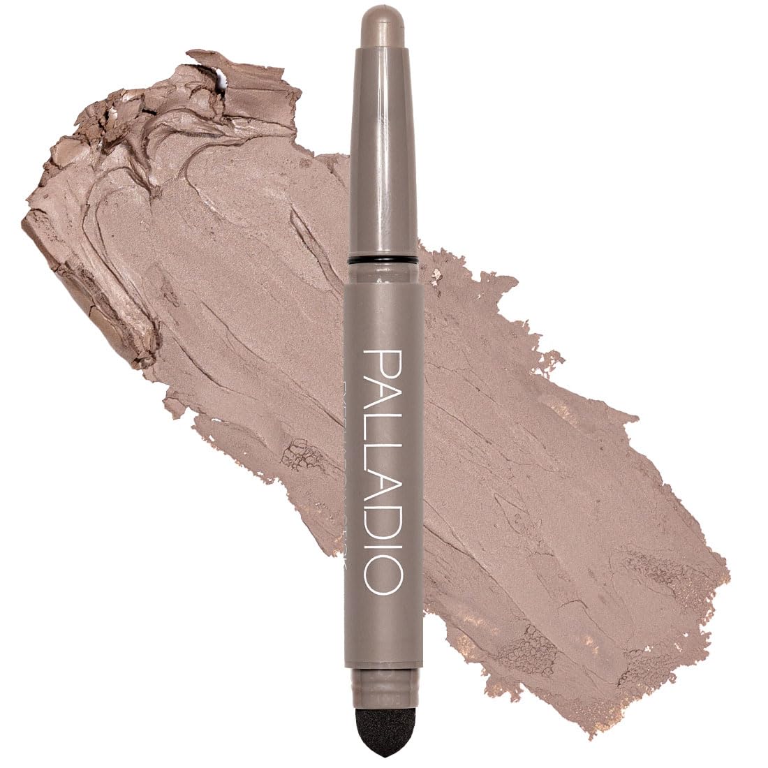 Palladio front view of Matte Mocha stick showing compact design and benefit