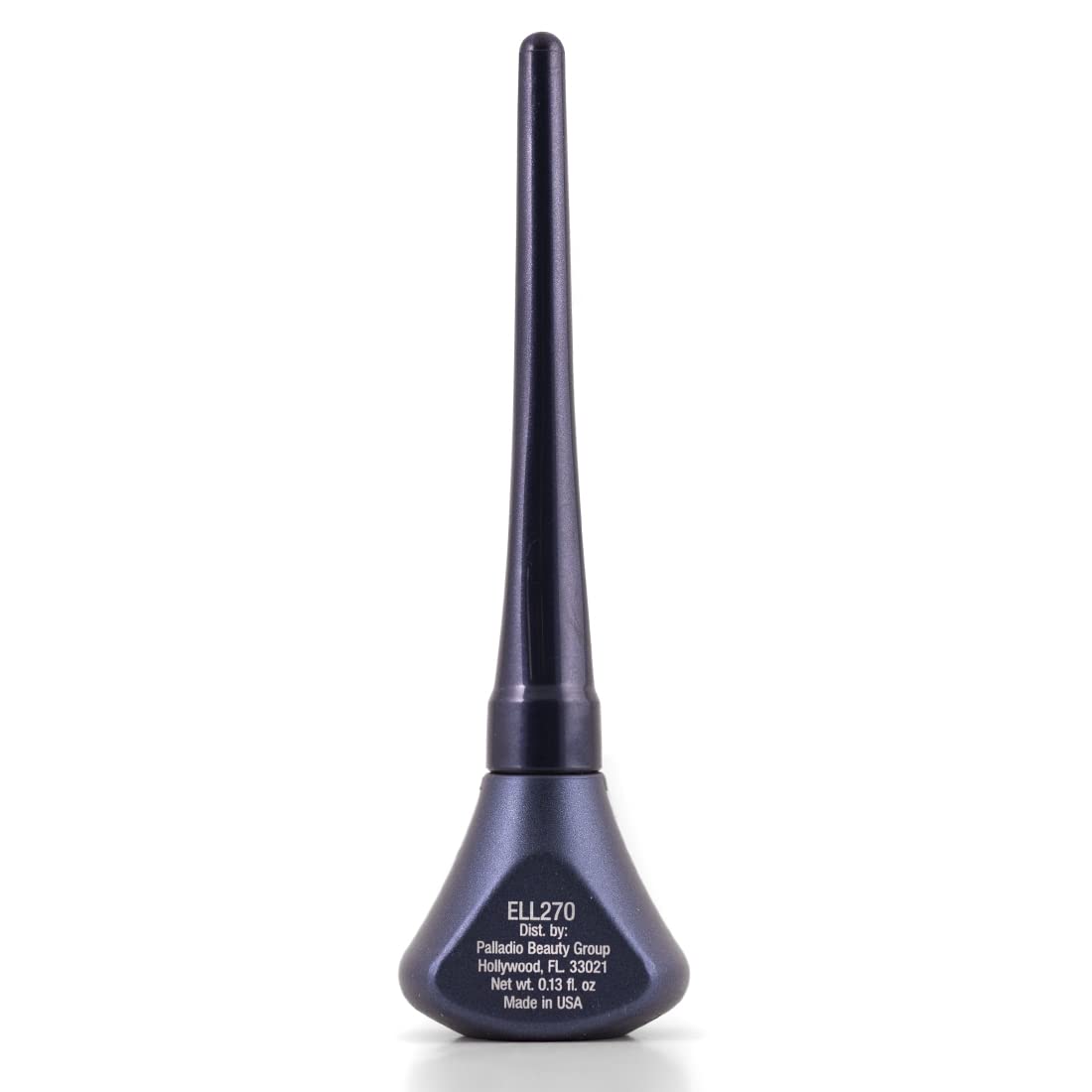Palladio applied winged eyeliner on model demonstrating sharp control