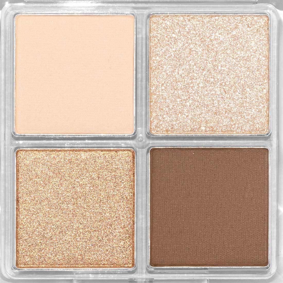 Palladio Miss Popular close-up of pans highlighting blendable pigments and smooth finish