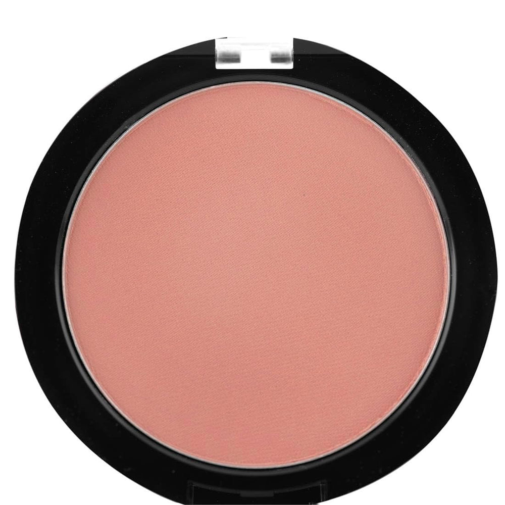 Palladio compact open with brush illustrating easy on-the-go application