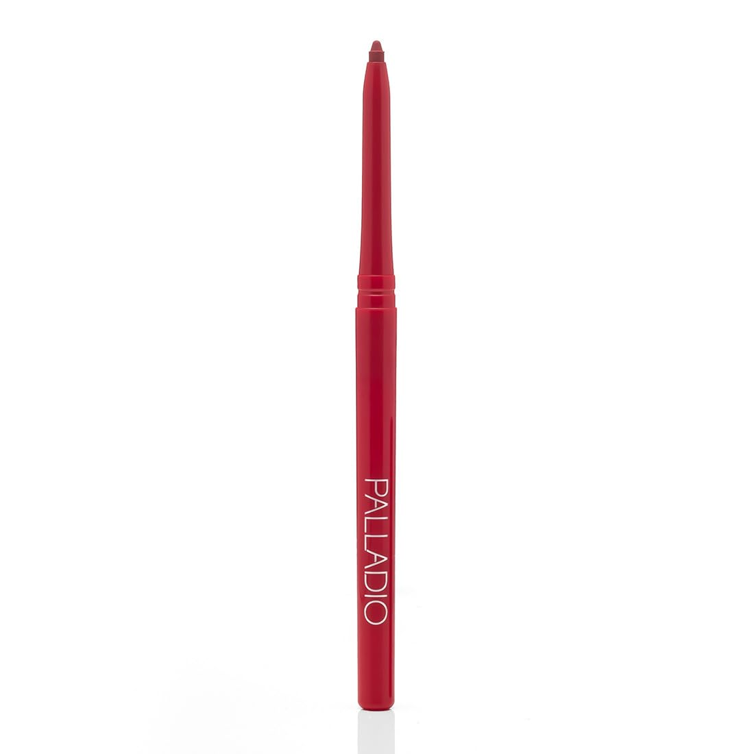 Palladio application on model lips, shows rich color and long-lasting finish