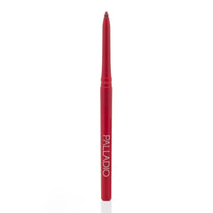 Palladio application on model lips, shows rich color and long-lasting finish
