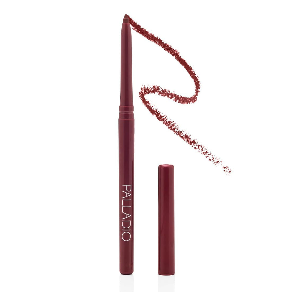 Palladio front view of retractable raisin liner showing slim packaging and rich color