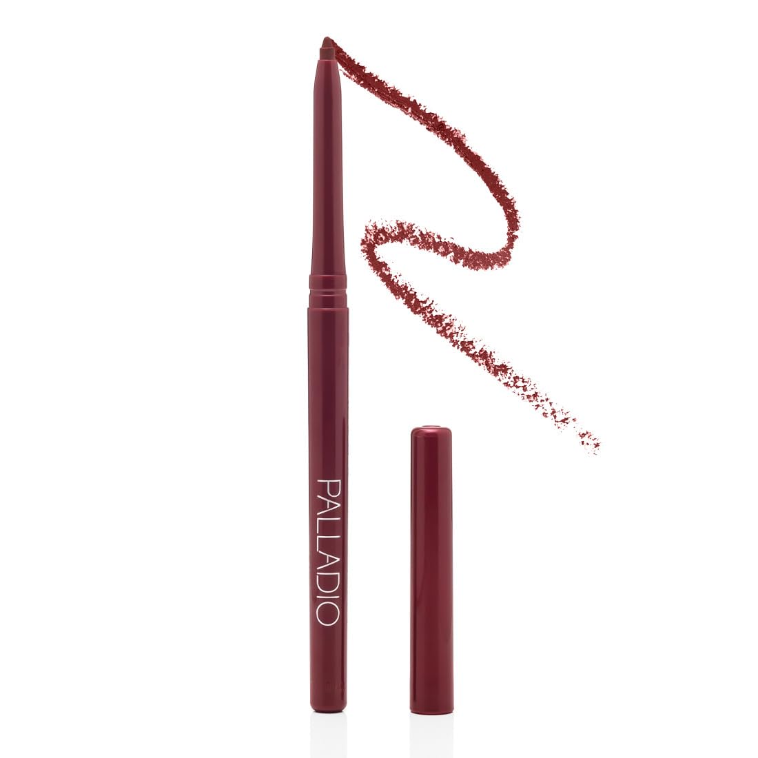 Palladio front view of retractable raisin liner showing slim packaging and rich color