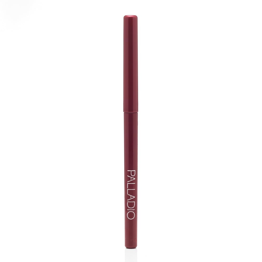 Palladio model wearing raisin shade illustrating wearable plum finish