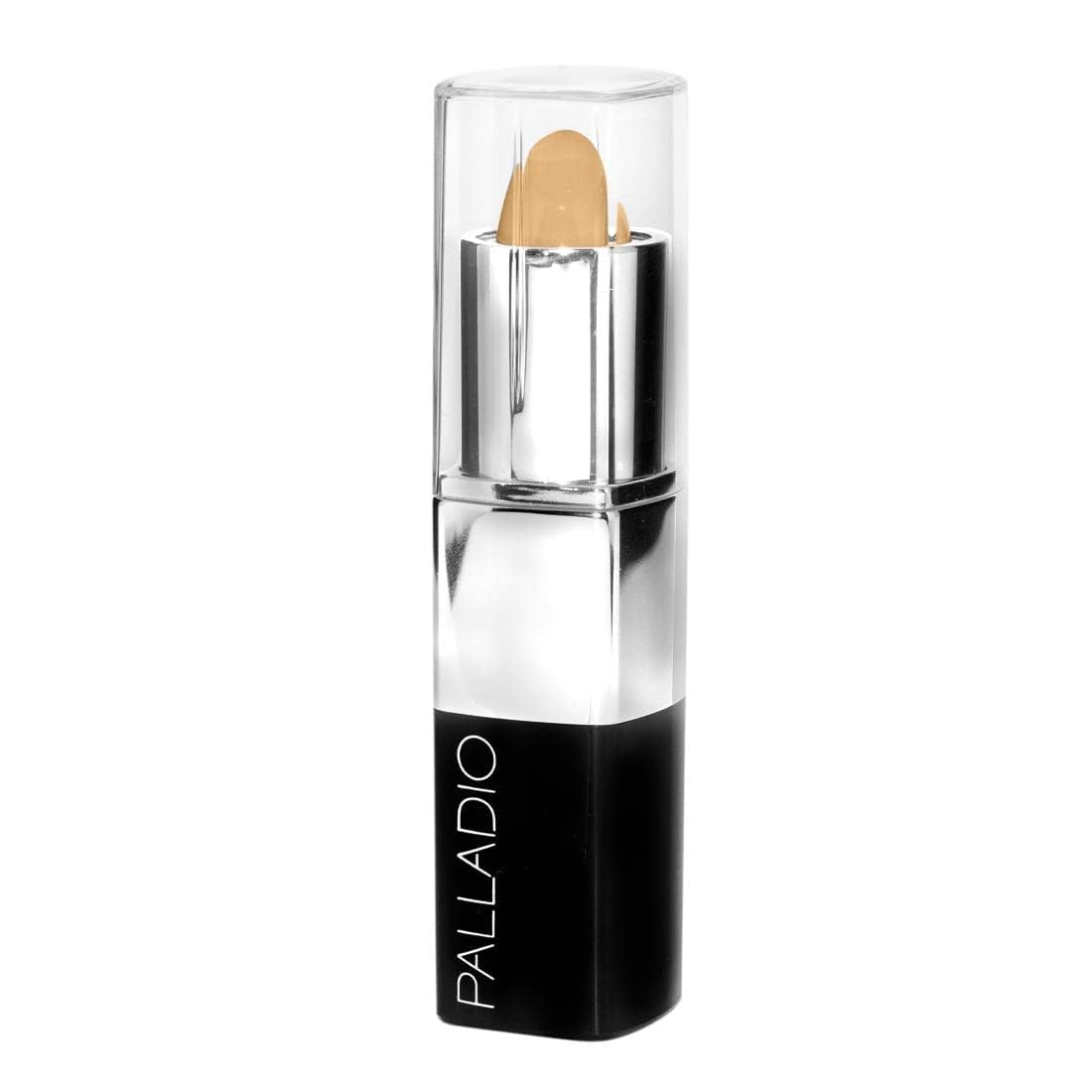 applying Palladio stick concealer under-eye to brighten and reduce appearance of dark circles