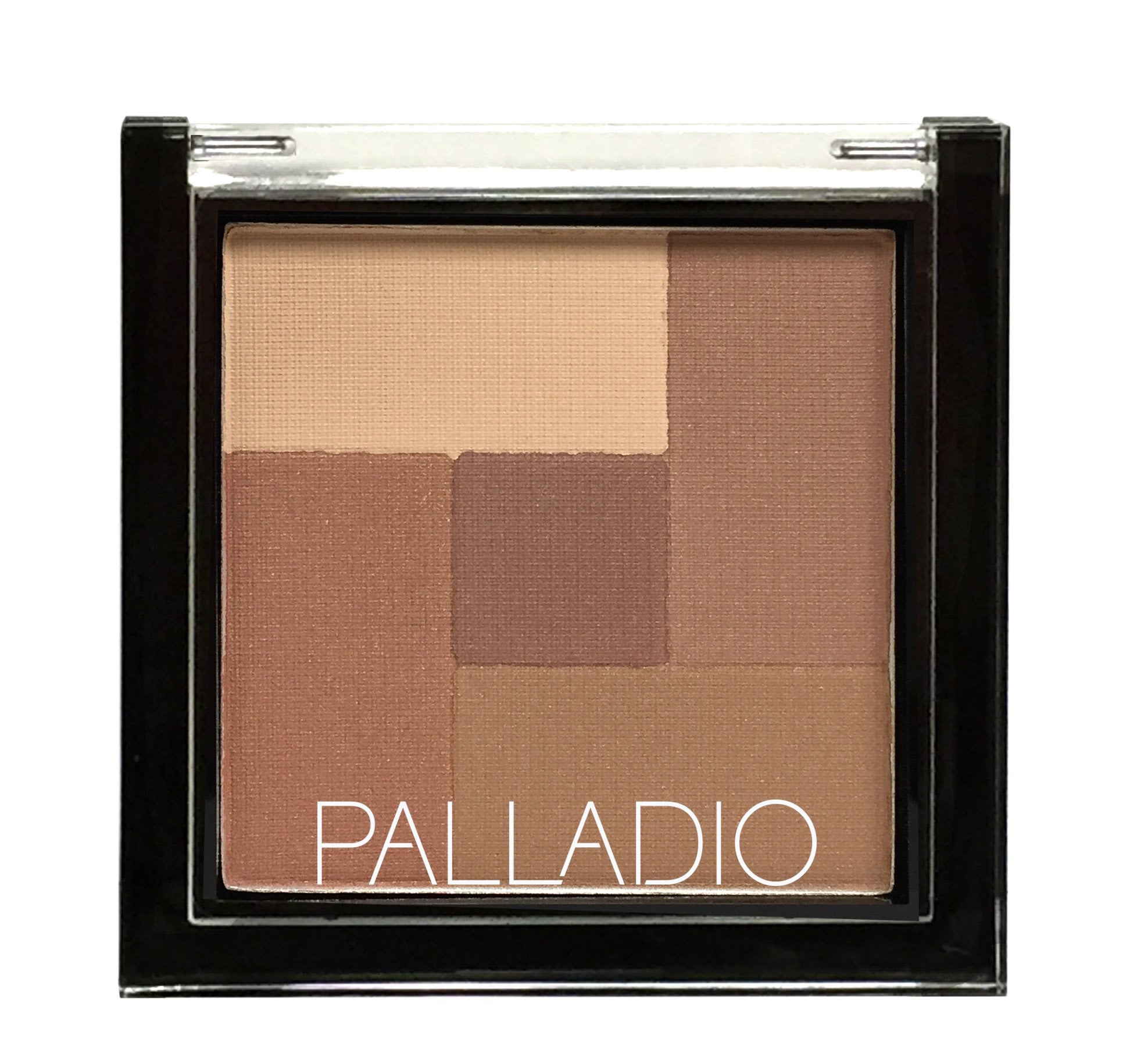 Palladio compact front view showing Sun Kissed mosaic for travel convenience