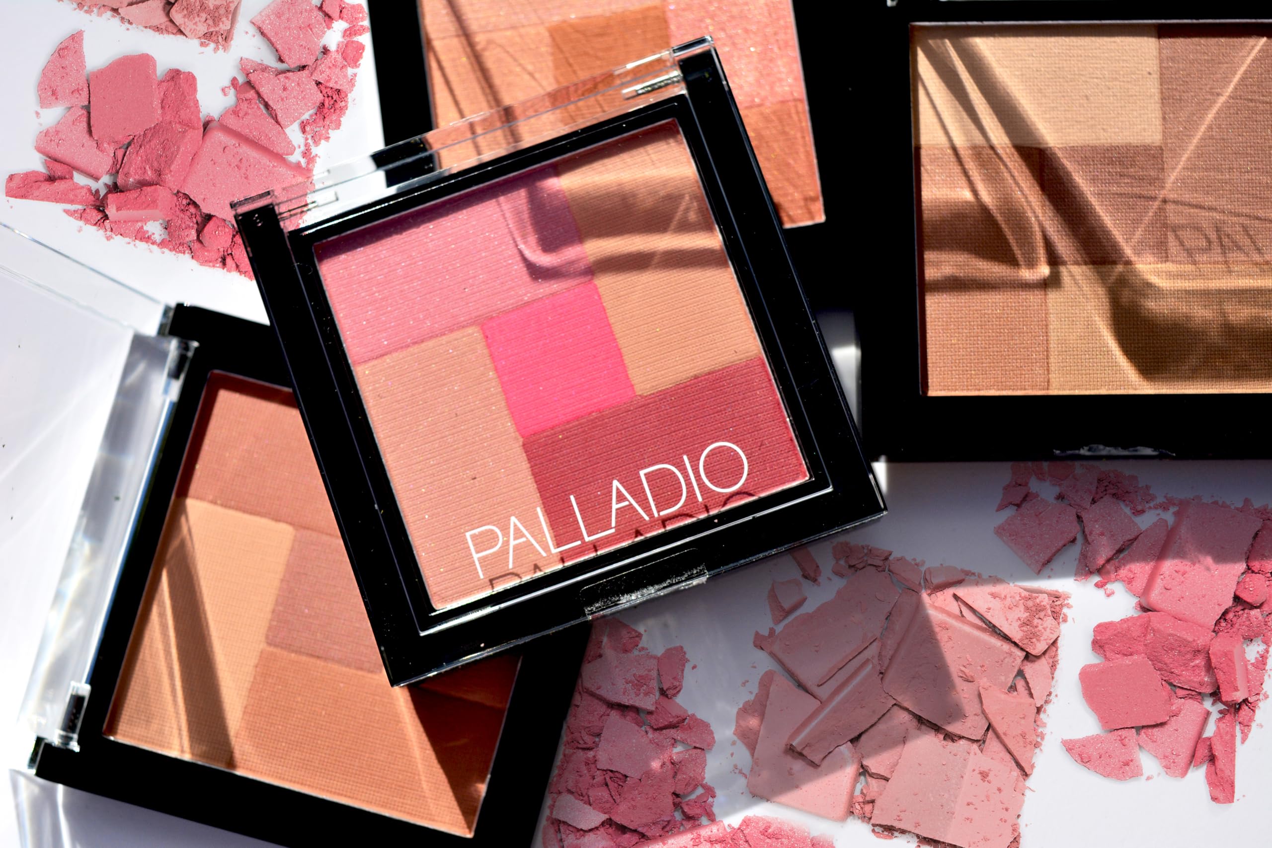 Palladio swatches of Sun Kissed on arm showing buildable pigment and finish