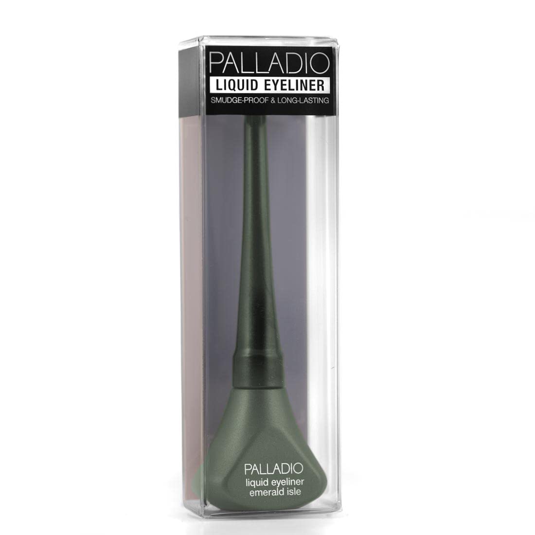 Palladio swatch on arm revealing rich Emerald Isle pigment payoff