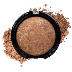Palladio texture brush swipe demonstrating soft powder payoff and smooth finish