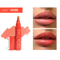 Palladio texture swipe of formula showing smooth matte finish and buildable layers