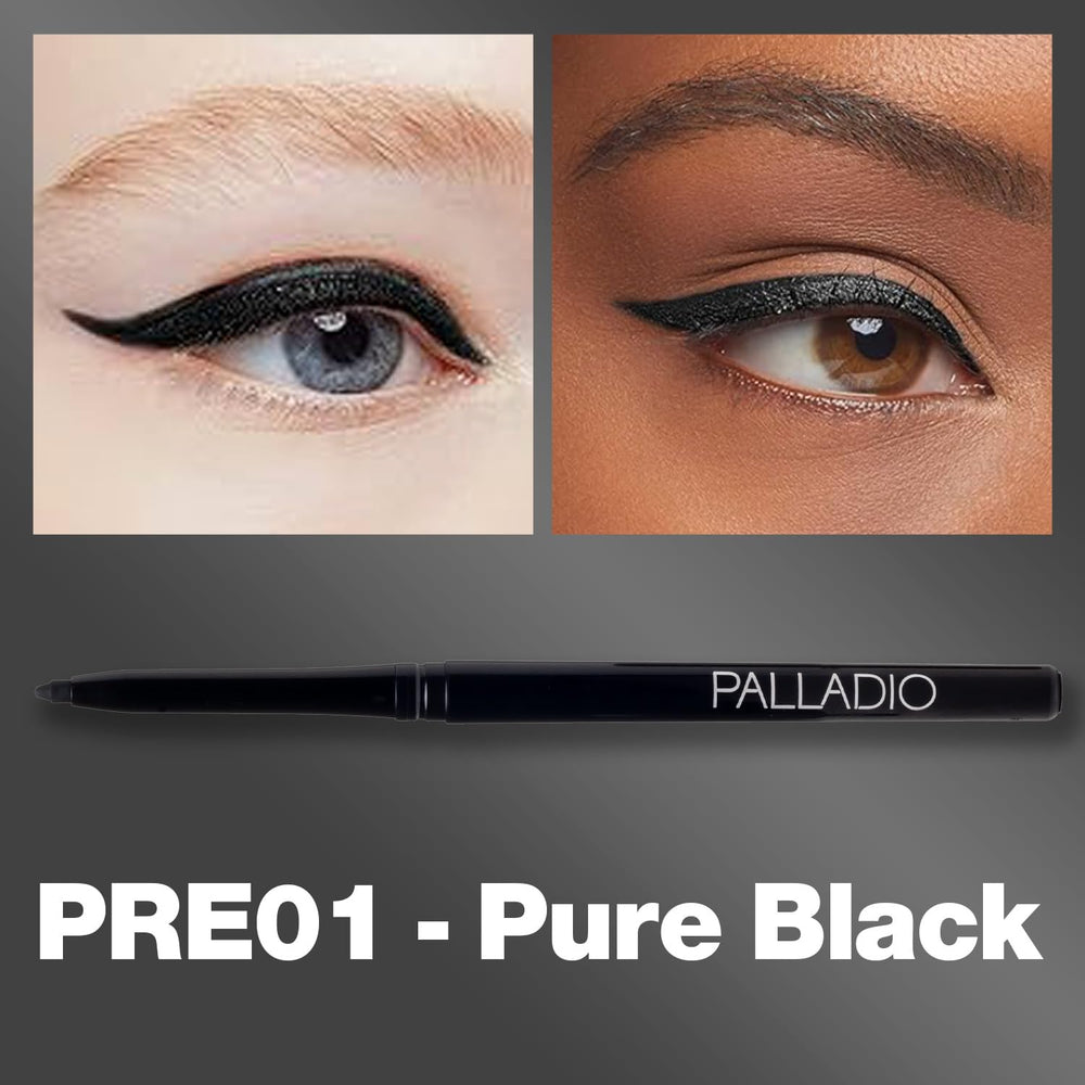 Palladio close-up of creamy pencil tip highlighting smooth glide and precise application