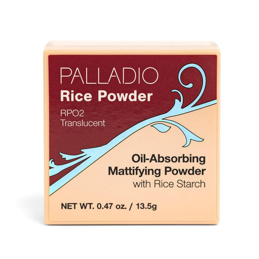 Palladio translucent jar front showing compact travel size and matte finish benefit