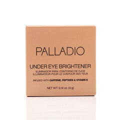 Lifestyle image of Palladio on a makeup bag suggesting everyday use and beauty routine fit