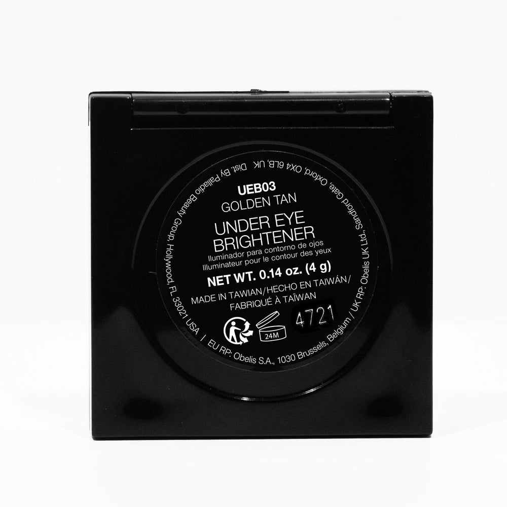 Palladio packaging and box arranged to show branding and clean-beauty credentials