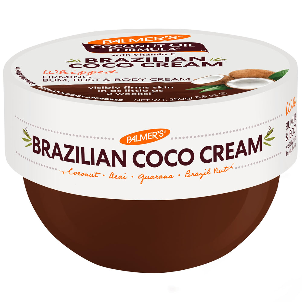 Palmer's front jar showing label and tropical coconut scent benefit