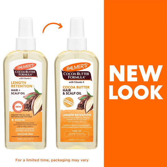 Palmer's oil texture pouring to illustrate smooth cocoa butter hydration