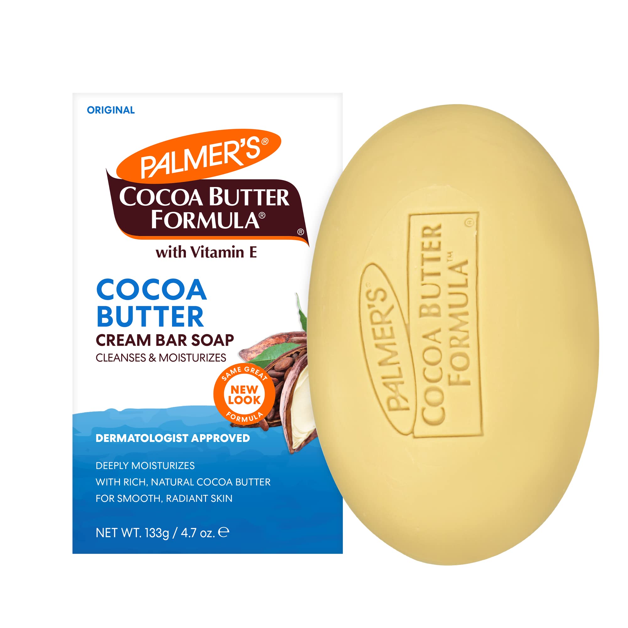 Palmer's front packaging showing product and benefits for moisturized skin