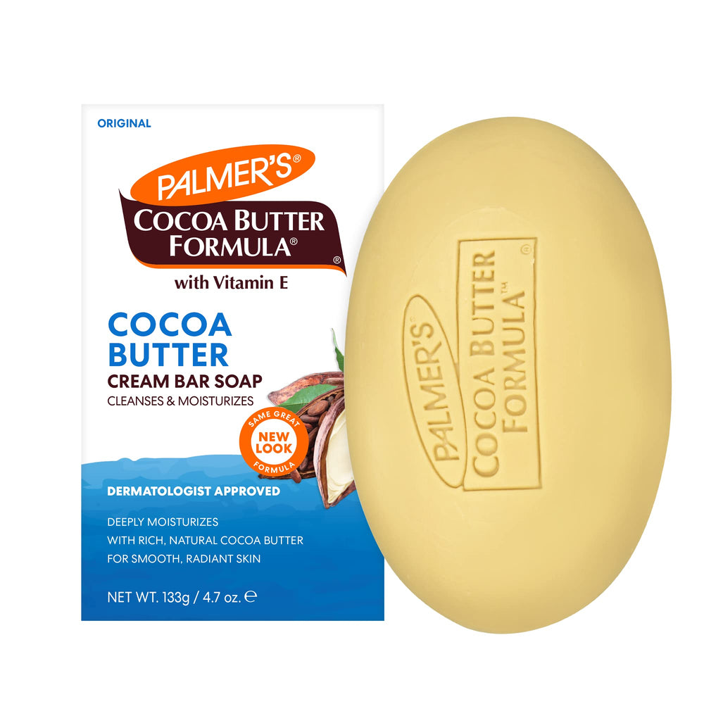 Palmer's front packaging showing product and benefits for moisturized skin