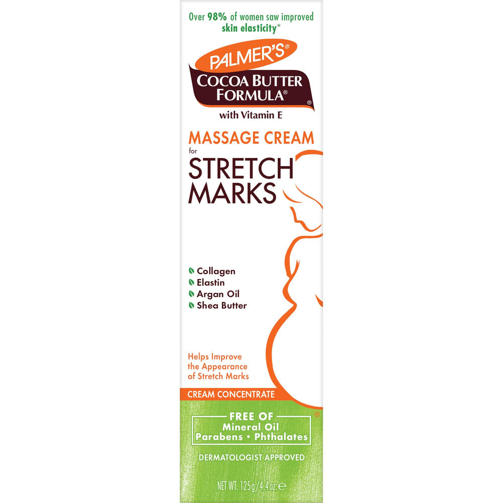 Palmer's cocoa butter front tube showing product benefit for smoother skin