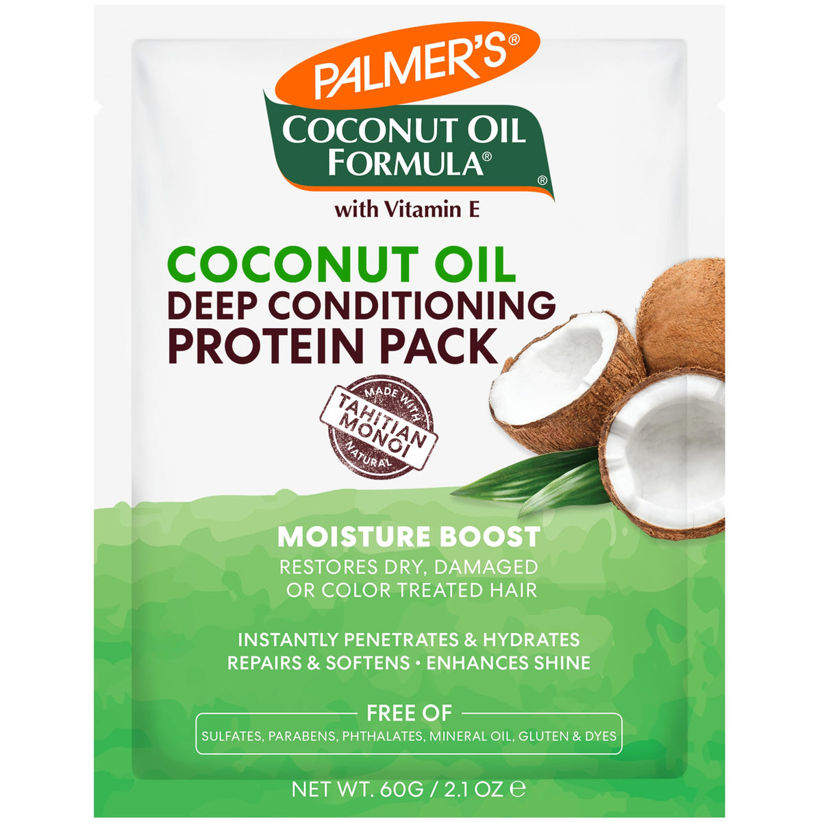 Palmer's front packaging showing product and clear benefit for hydration