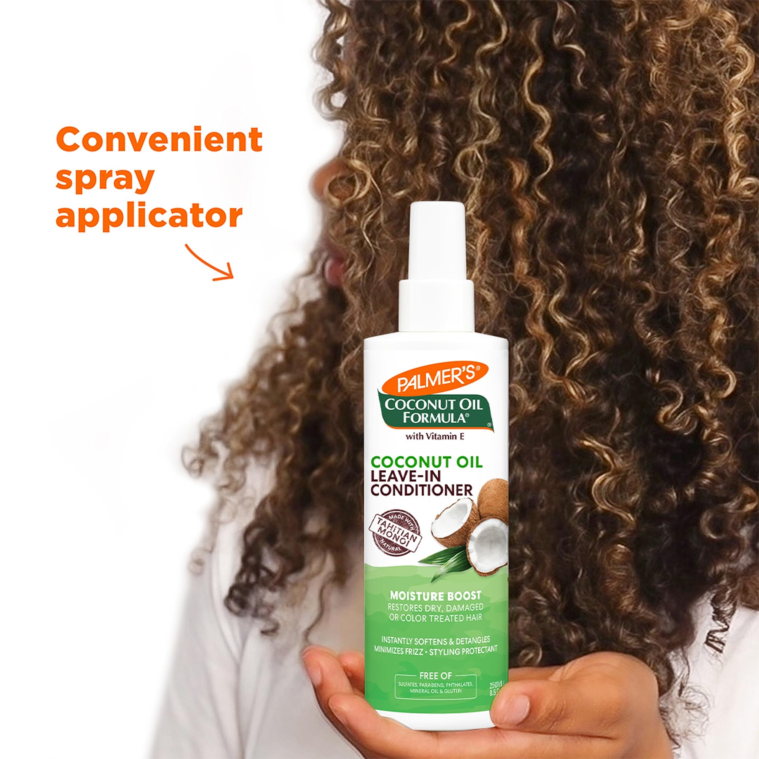Palmer's before and after hair detangling result comparison
