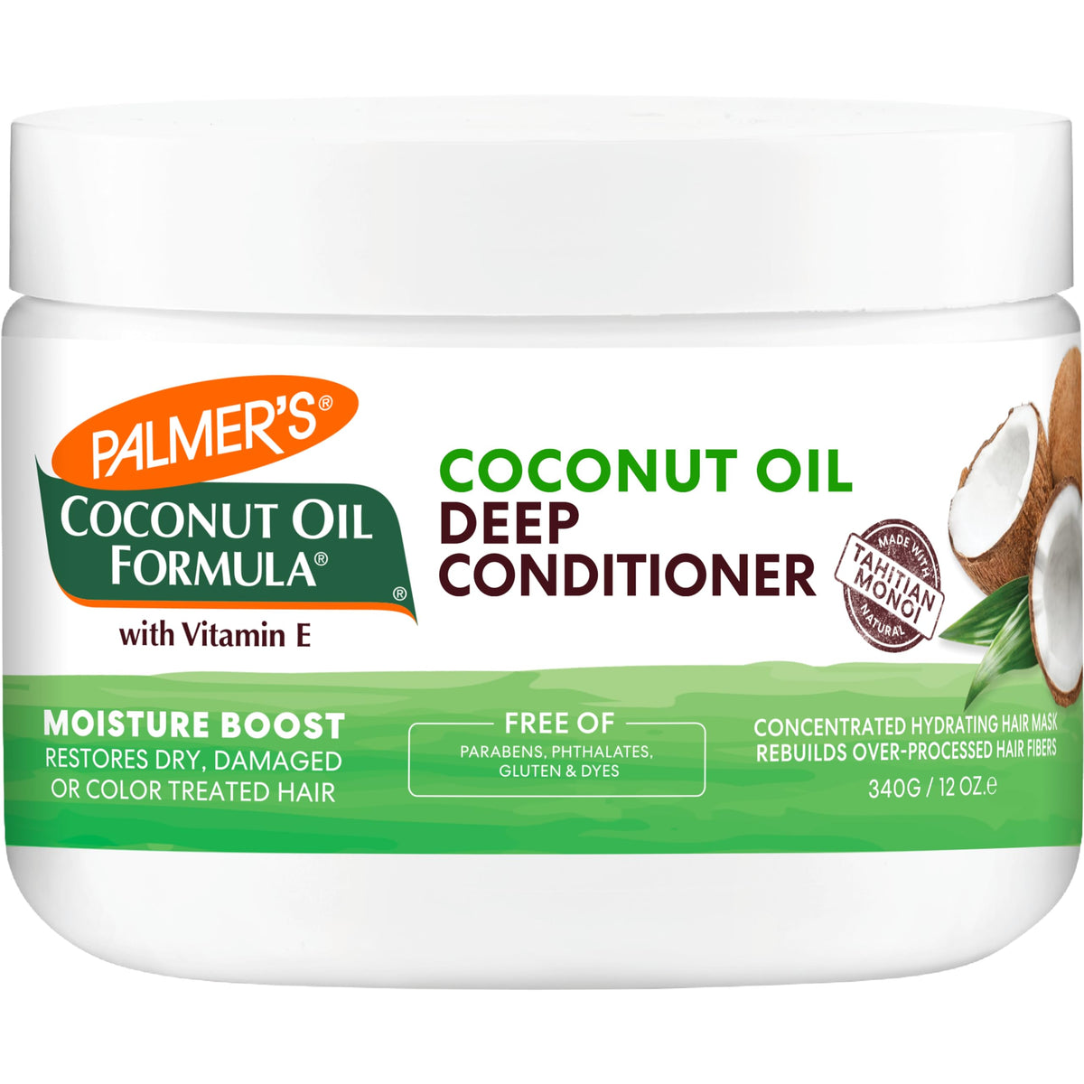 Palmer's front packaging showing 12 fl oz bottle and product benefit