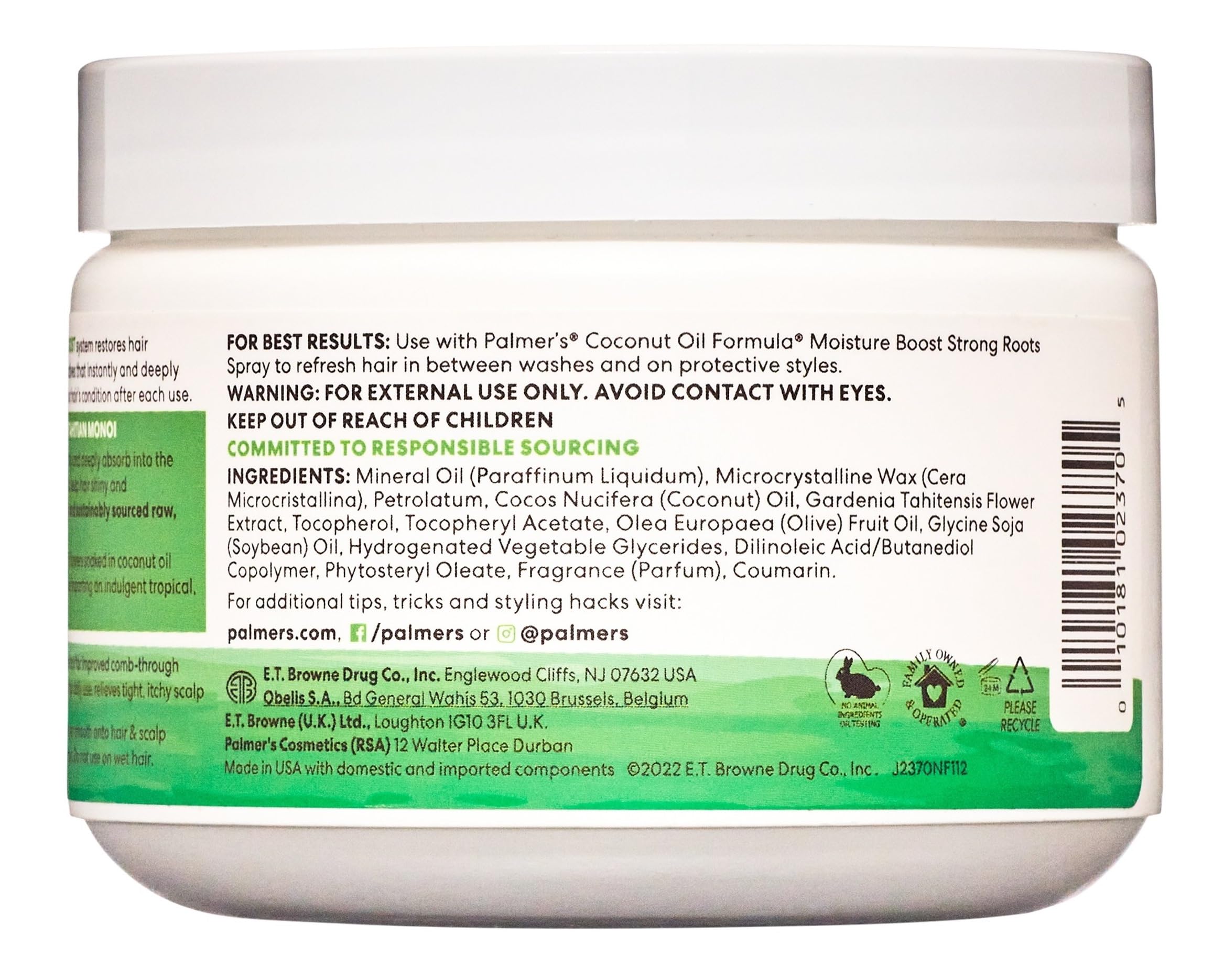 Palmer's creamy texture close-up, shows rich moisture and spreadability benefit