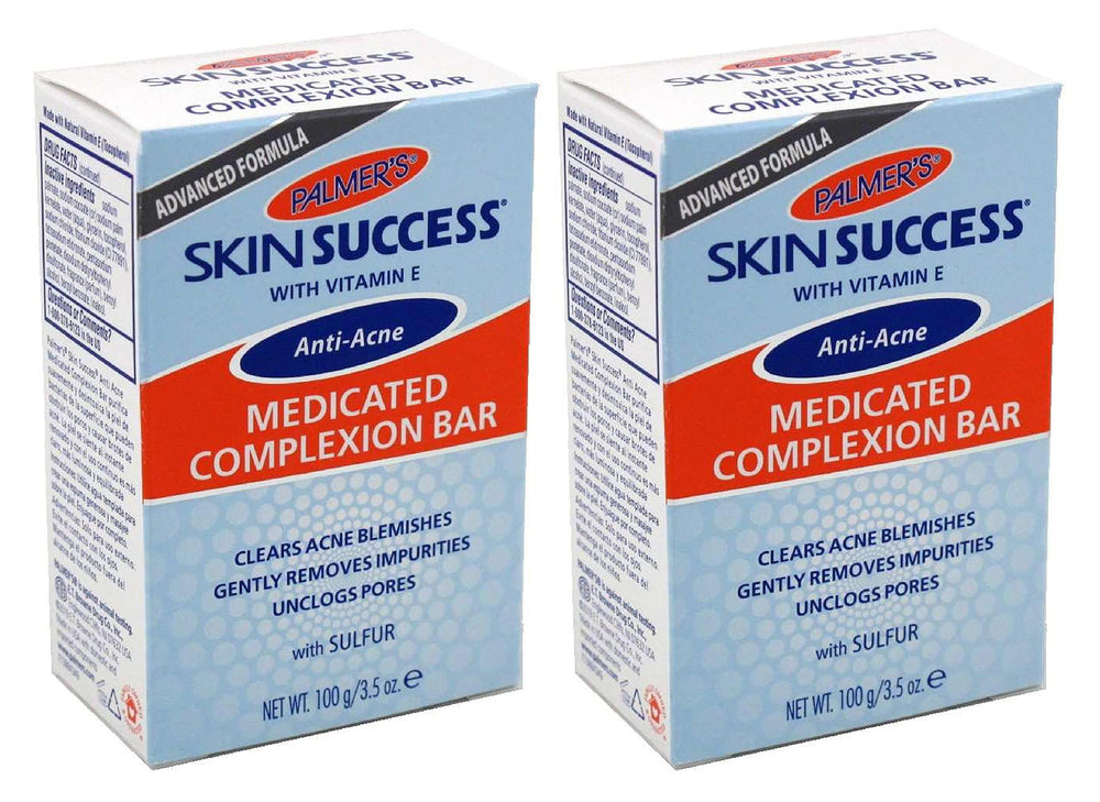 Palmer's packaged complexion bar front view showing product and branding for gentle cleansing
