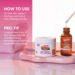 Palmer's oil rubbed on hand demonstrating smooth, moisturizing feel