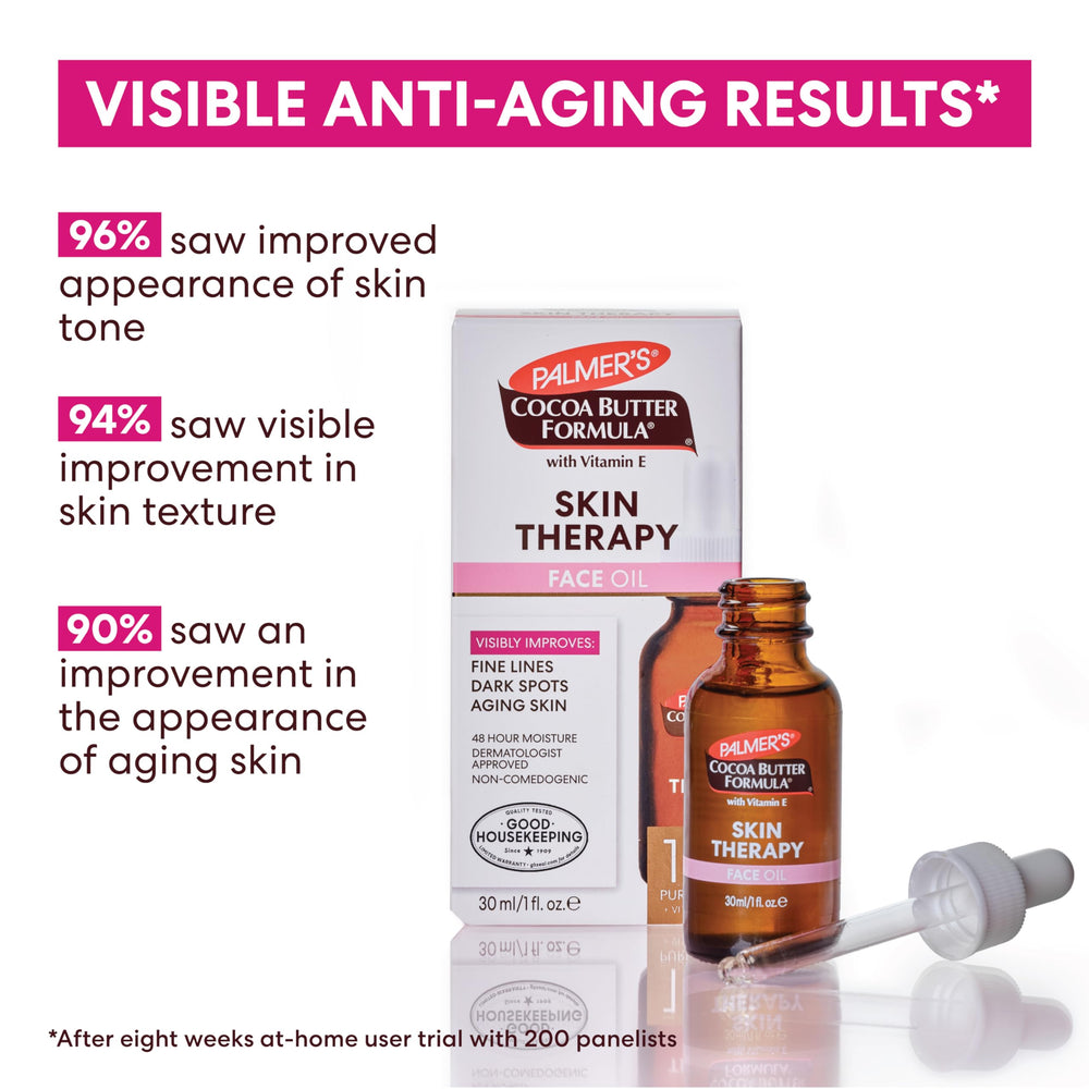 Palmer's label close-up showing active ingredients and benefits