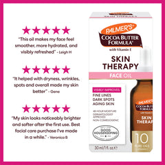 Palmer's oil paired with a facial roller for enhanced absorption