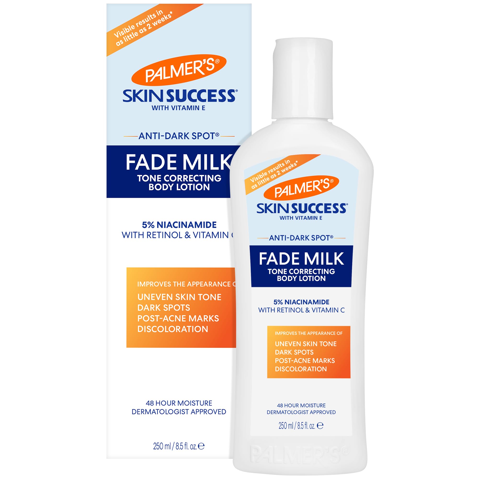 Palmer's front packaging showing product and clear benefits